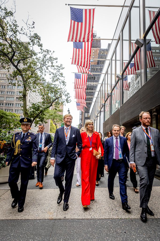 Queen Maxima and King Willem-Alexander in New York in September