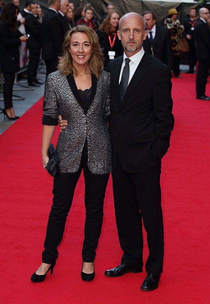 Dorothy Atkinson on the red carpet with Martin Savage