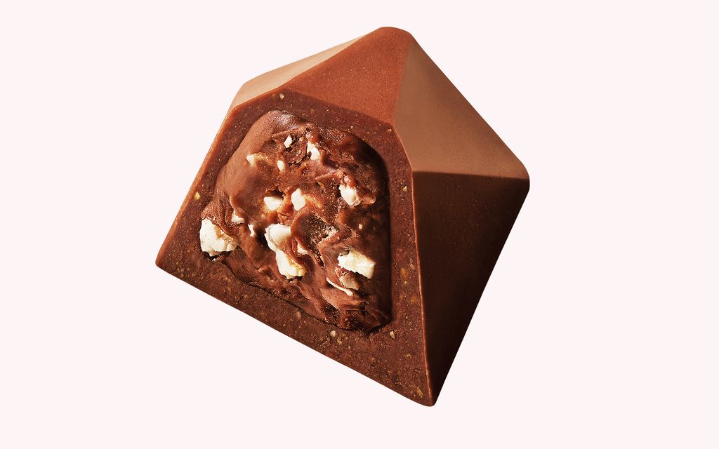 An individual Toblerobe Truffle