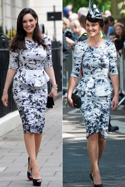 Pippa Middleton and Kelly Brook