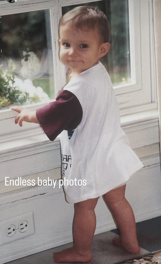 Audrey McGraw shared a photo of herself as a baby