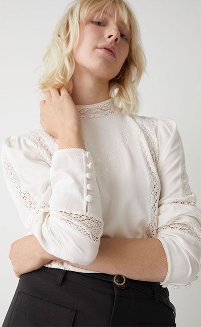 other stories lace blouse
