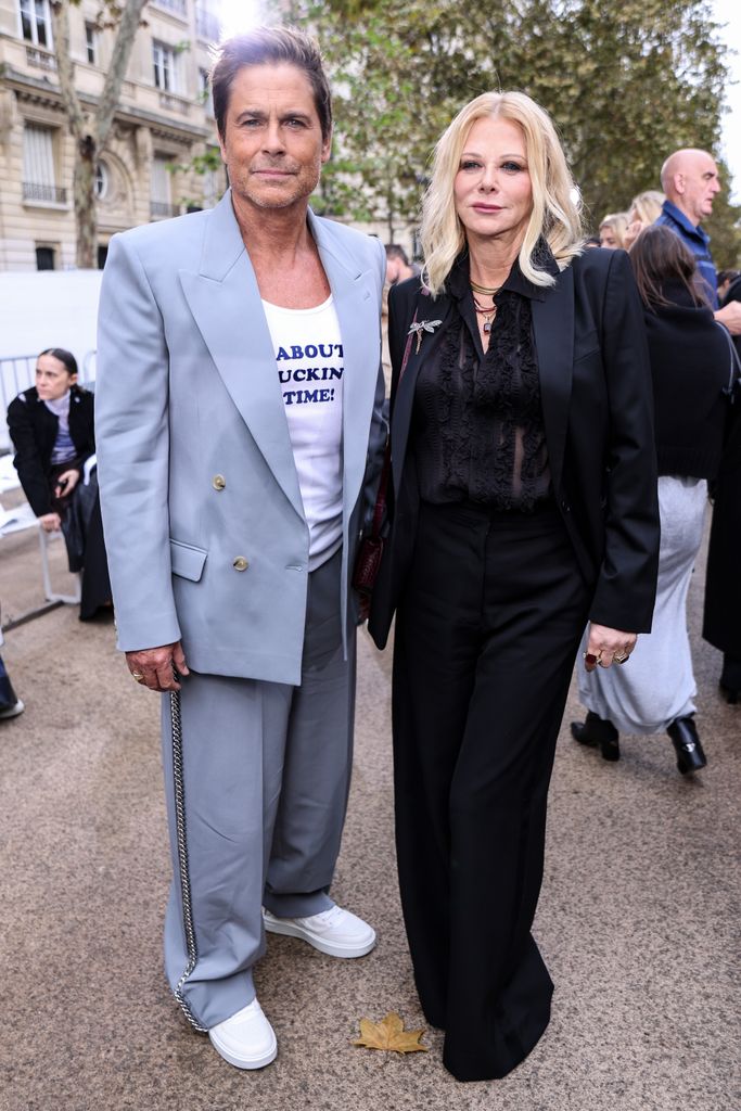 With his wife Sheryl Berkoff