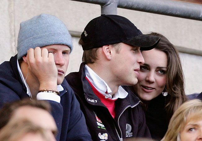 kate middleton william harry six nations 2007