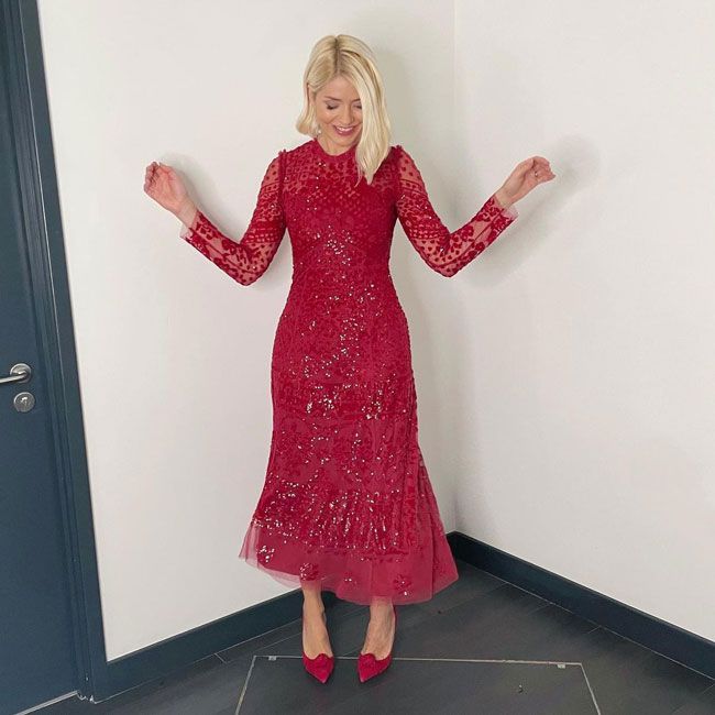 holly willoughby sparkly dress
