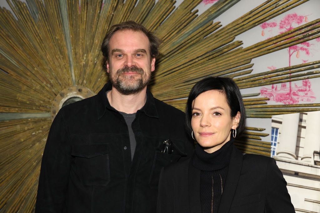 Lily Allen and husband David Harbour