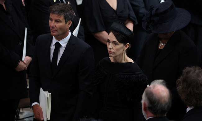 Jacinda Ardern at Queen Elizabeths funeral