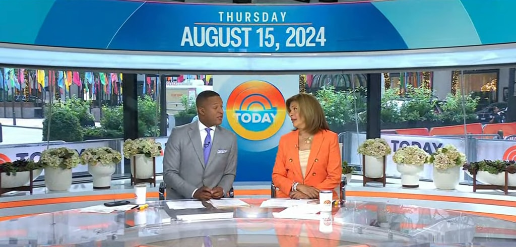 Craig Melvin has been stepping in for Savannah Guthrie on Today this week