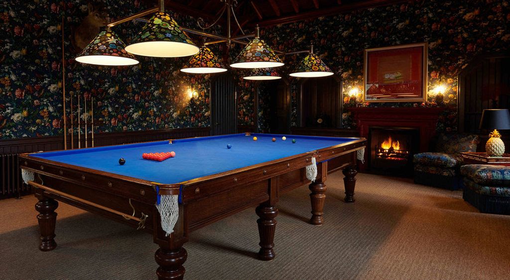 Andy's favourite room is the billiard room