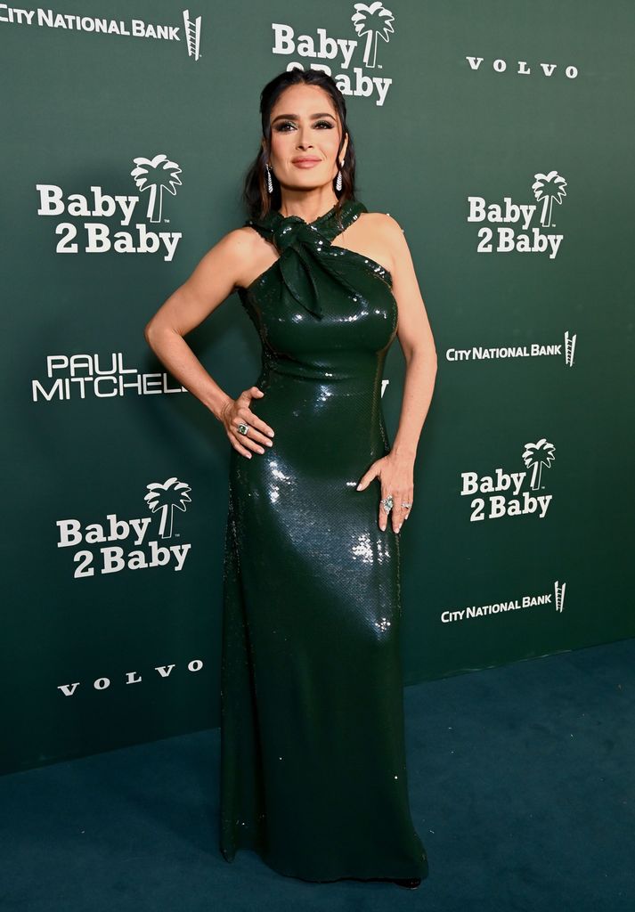  Salma Hayek Pinault attends 2023 Baby2Baby Gala 