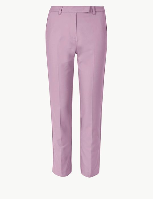 lilac trousers marks and spencer