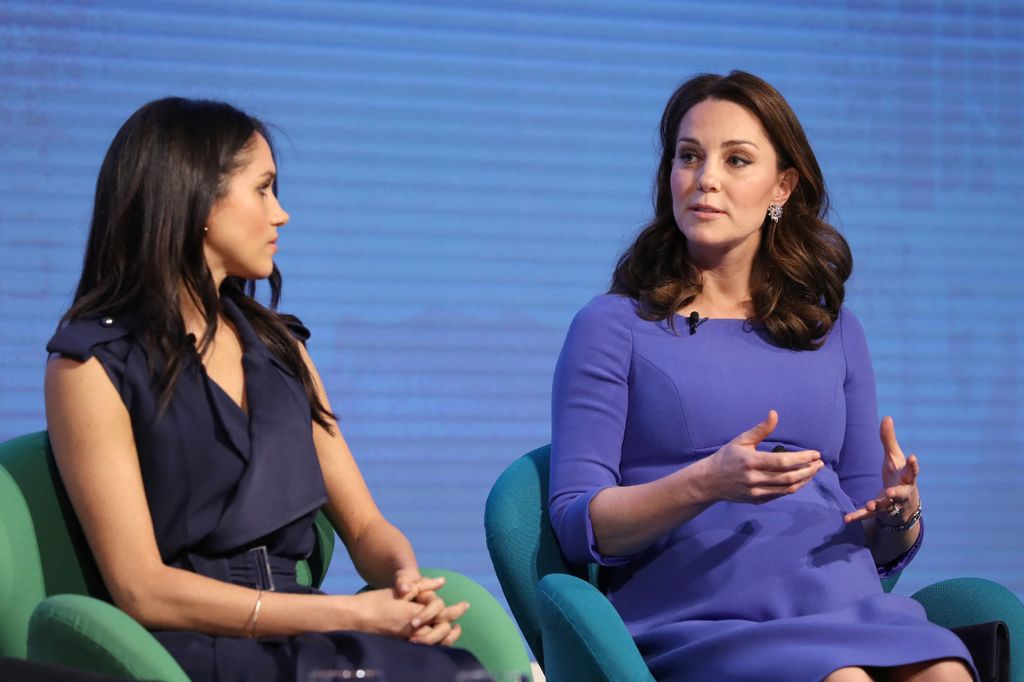 Meghan upset Kate when she said she had "baby brain" after giving birth to Prince Louis in 2018