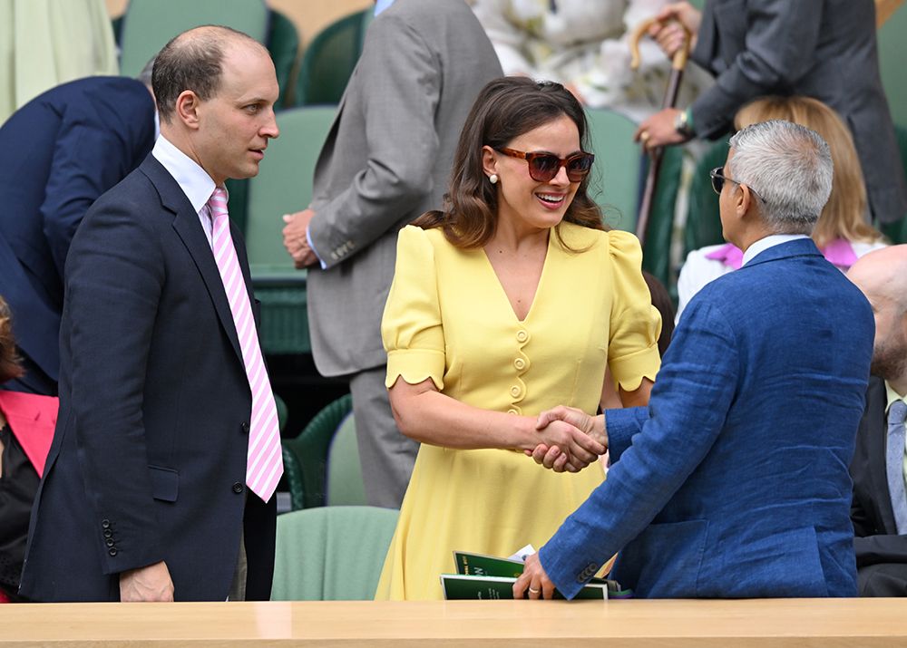 Sophie Winkleman and Lord Frederick Windsor on Day 14 of Wimbledon