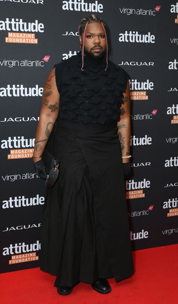 MNEK attends the Attitude Awards 2023 at The Roundhouse on October 11, 2023 in London, England. 