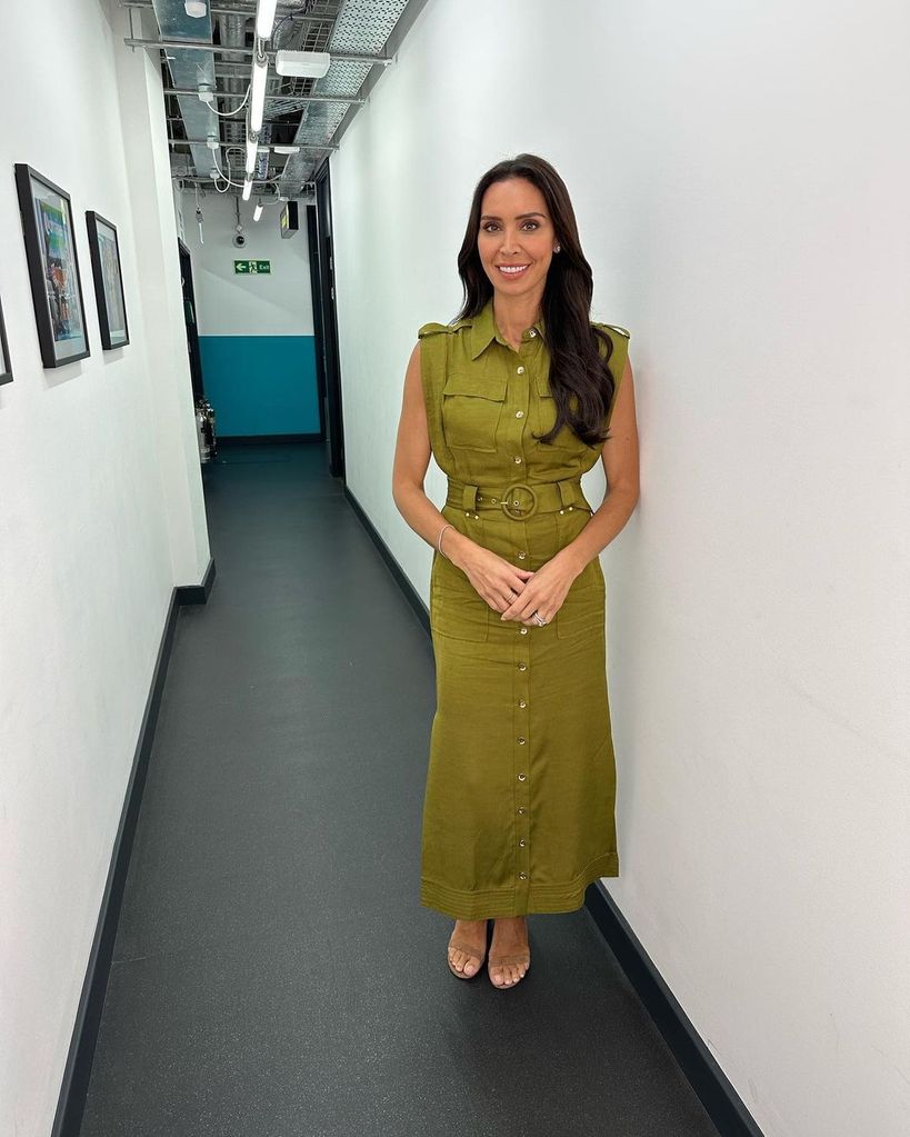Christine Lampard looks stunning in Debenhams dress - and it's now on sale