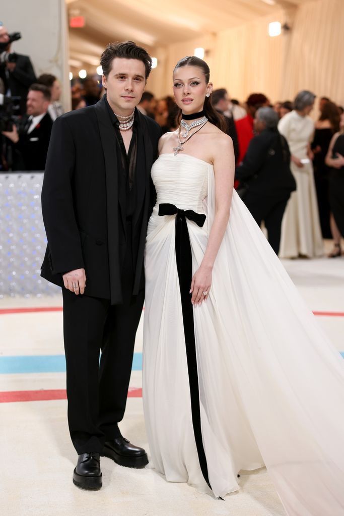 Brooklyn Beckham and Nicola Peltz made for a seriously elegant couple at the 2023 Met Gala