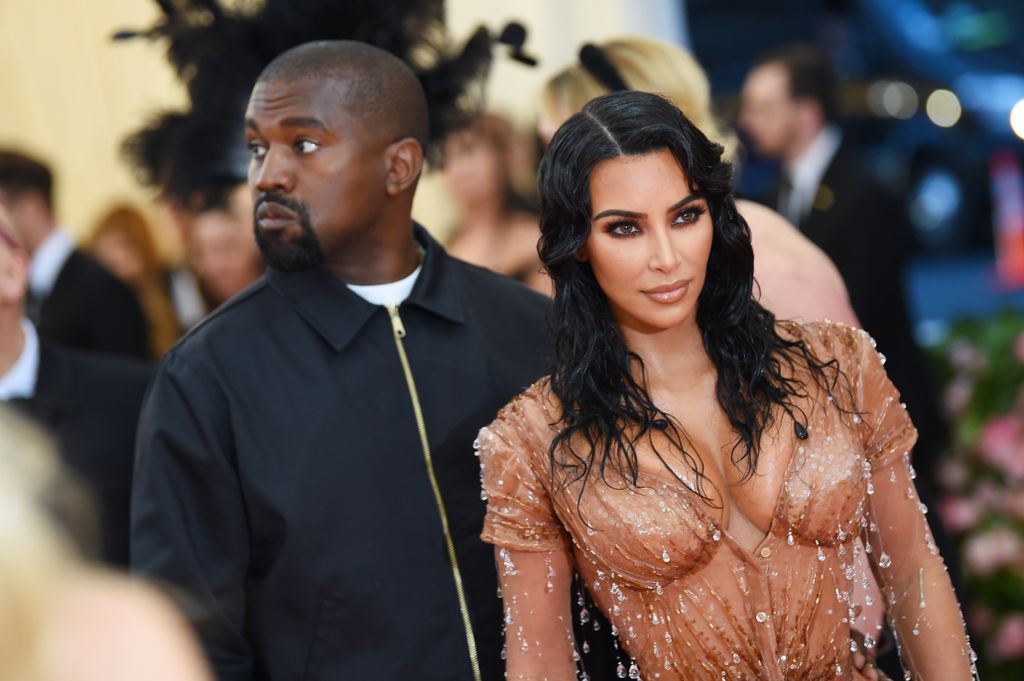 Kim and Kanye on the red carpet