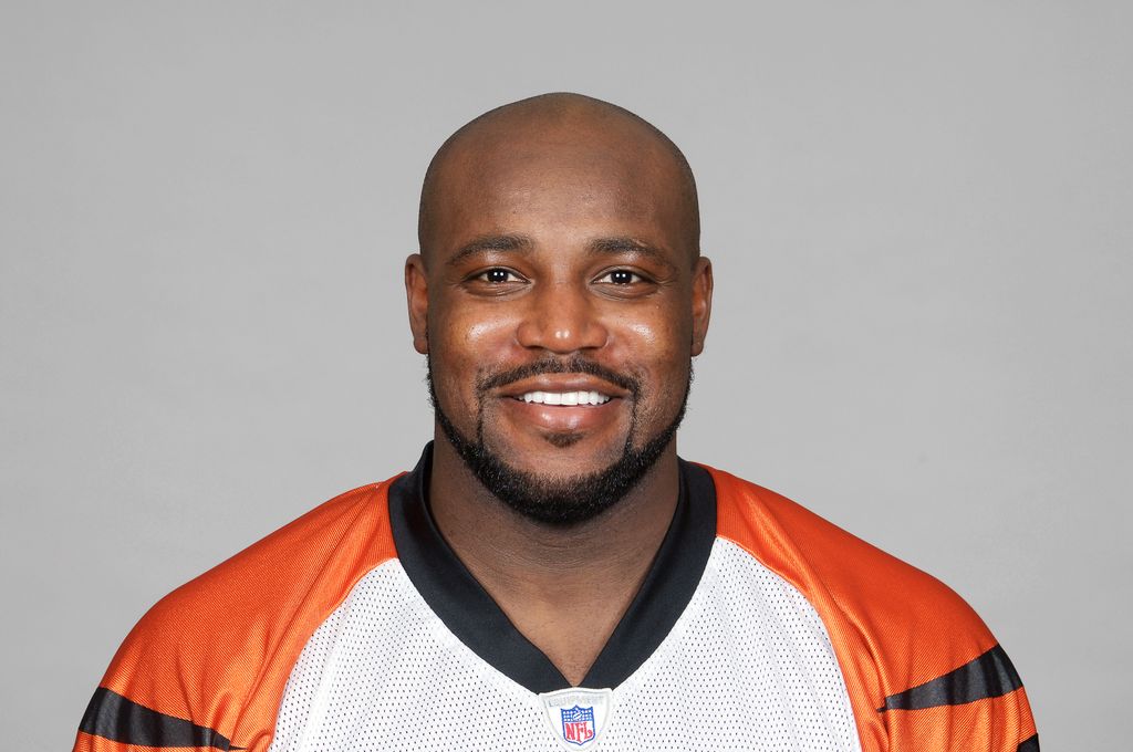 Rudi Johnson of the Cincinnati Bengals poses for his 2006 NFL headshot at photo day in Cincinnati, Ohio