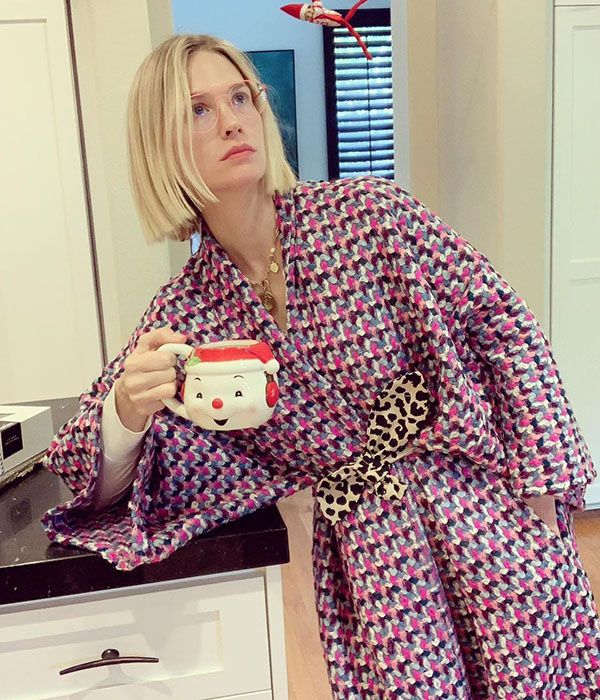 january jones bathrobe