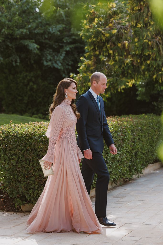 Kate Middleton wearing Elie Saab dress Jordan Royal wedding 2023