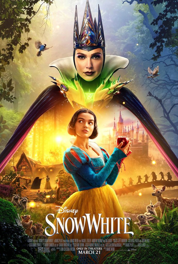 Mandatory Credit: Photo by Walt Disney Co/Everett/Shutterstock (15168706al)
SNOW WHITE, US poster, from top: Gal Gadot as the Evil Queen, Rachel Zegler as Snow White, 2025. © Walt Disney Studios Motion Pictures / Courtesy Everett Collection
Snow White - 2025