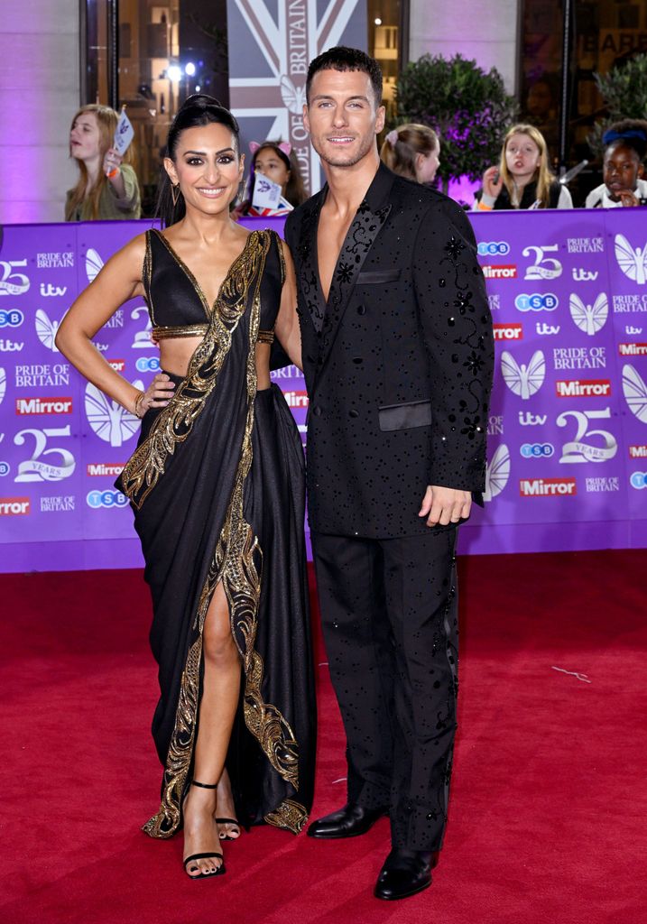 Dr Punam Krishan and Gorka Marquez at the Pride of Britain Awards, Arrivals, London, UK - 21 Oct 2024