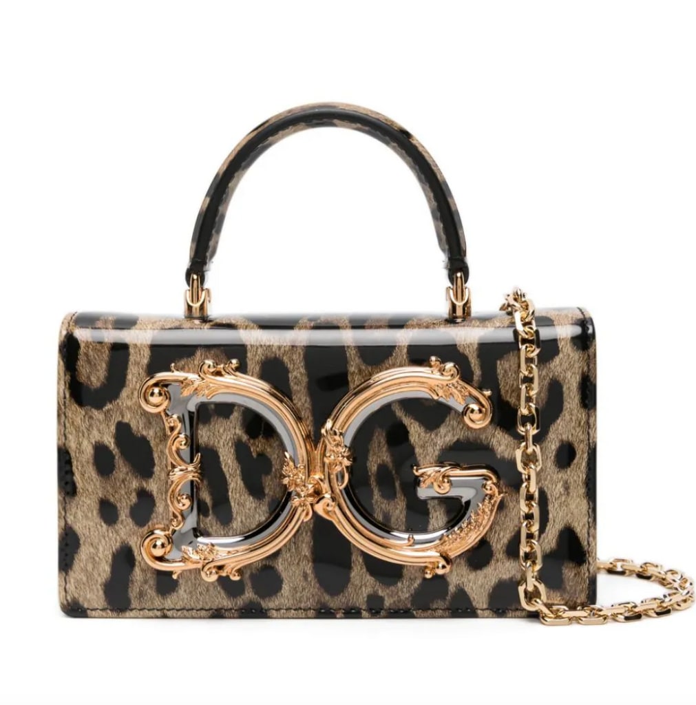 Dolce & Gabbana DG Girls leopard-print crossbody bag