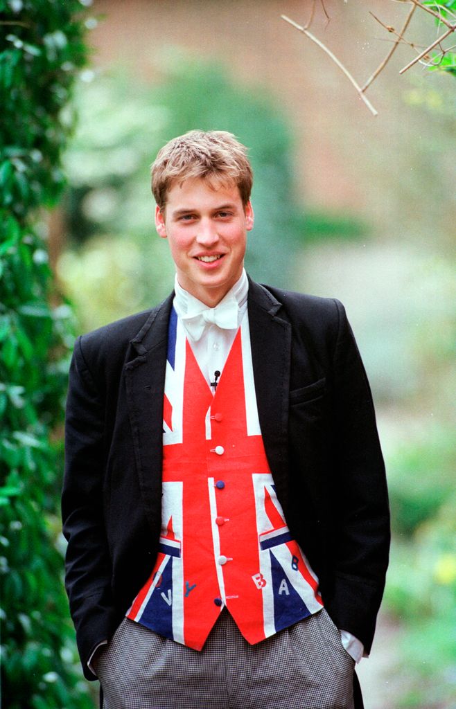 Prince William in Eton College uniform
