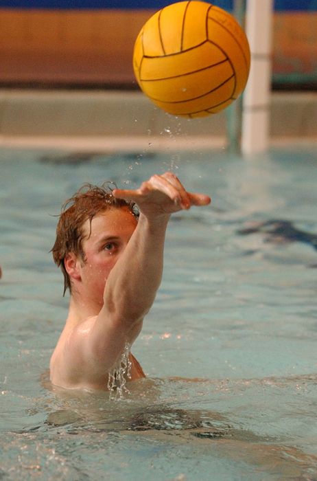 Prince William playing water polo