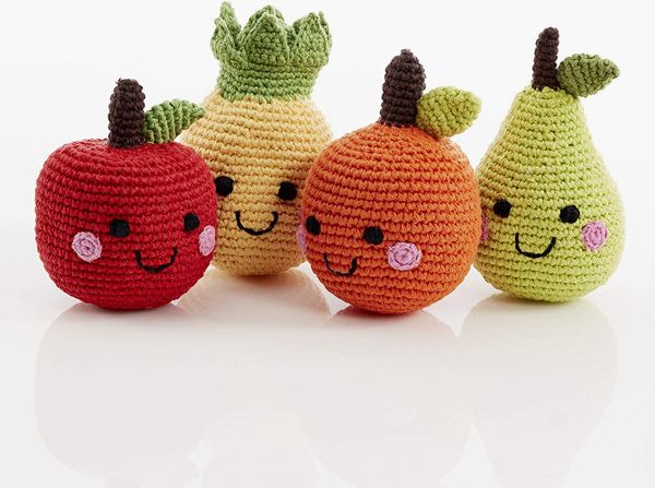 knitted fruit