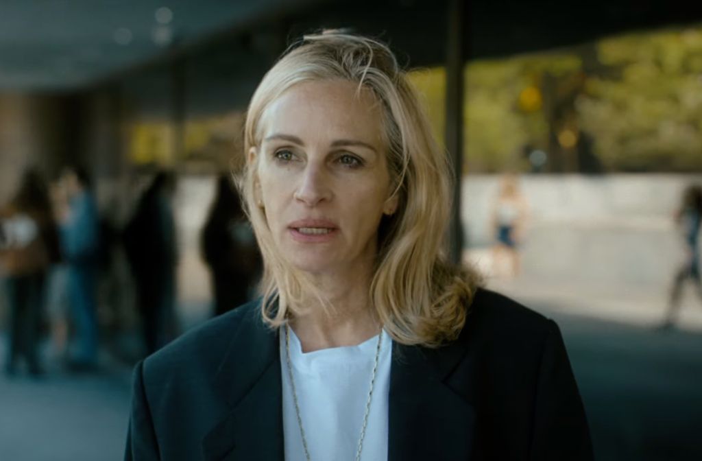 Julia Roberts in still from After The Hunt