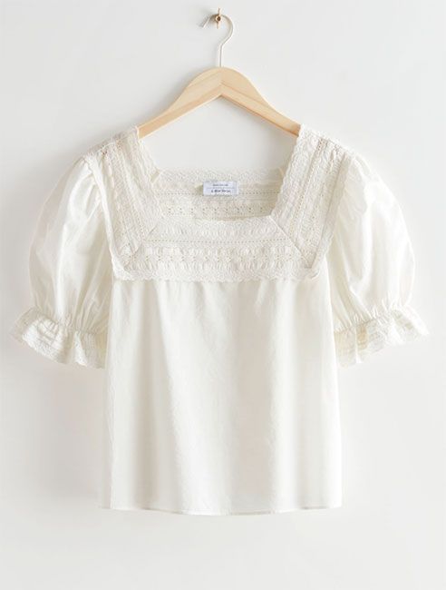 other stories puff sleeve blouse