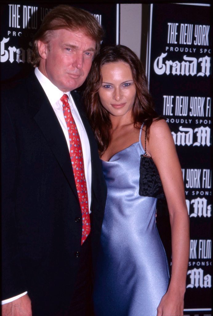 Donald Trump and Melania Trump attend 36th Annual New York Film Festival at Avery Fisher Hall, September 25, 1998, in New York City