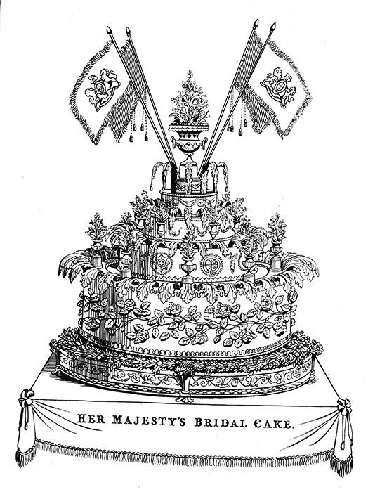 queen victoria wedding cake