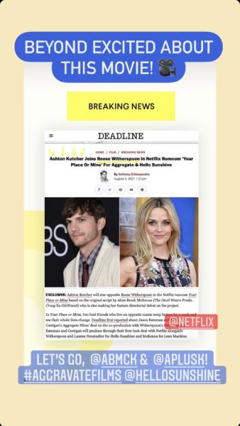 reese witherspoon career move ashton kutcher