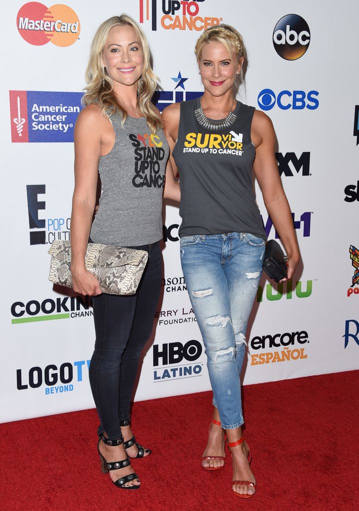  Cynthia Daniel (L) and sister actress Brittany Daniel in 2014