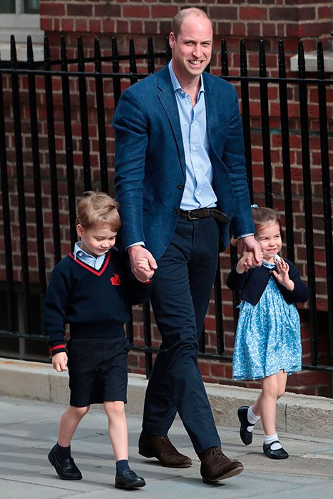 princess charlotte and george visit louis