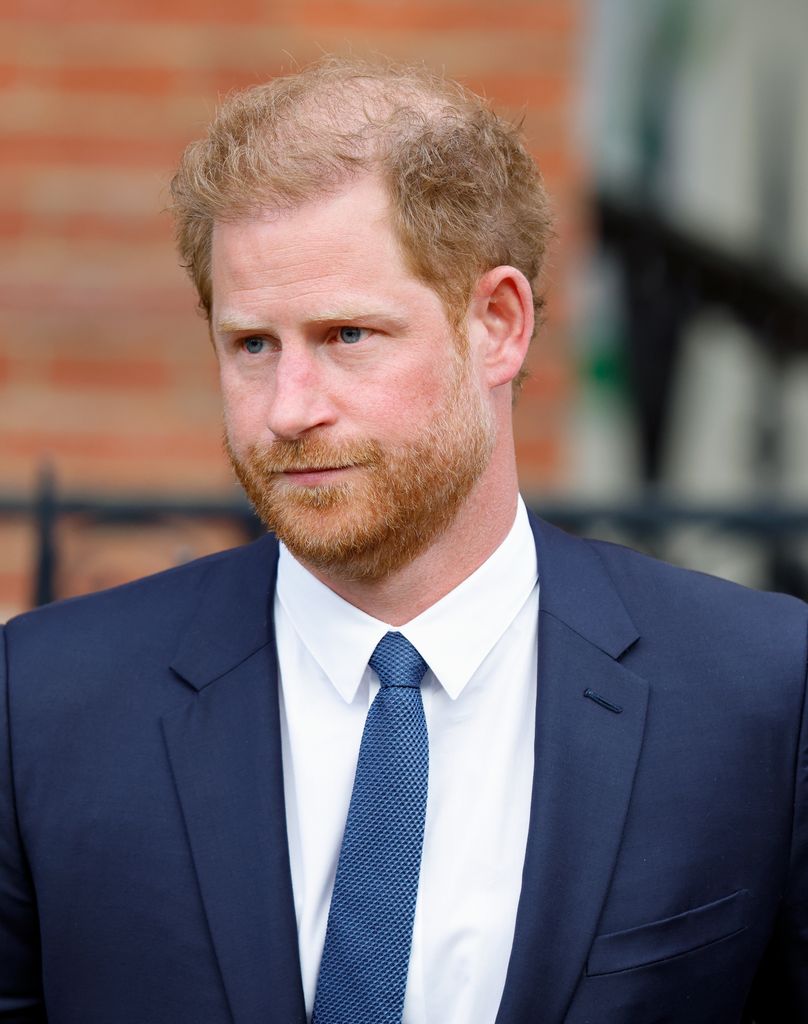 Prince Harry, Duke of Sussex departs the Royal Courts of Justice on March 27, 2023 in London, England. Prince Harry is one of several claimants in a lawsuit against Associated Newspapers, publisher of the Daily Mail