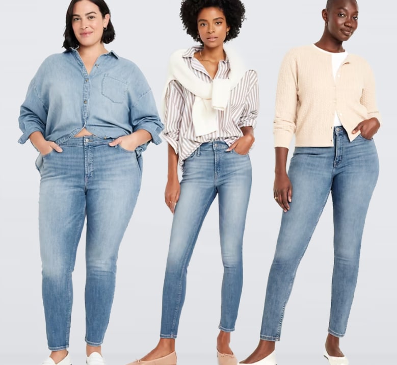 old navy tummy control jeans High-Waisted Rockstar Super skinny Jeans