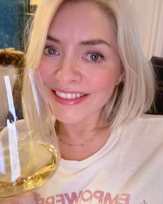 holly willoughby half term selfie