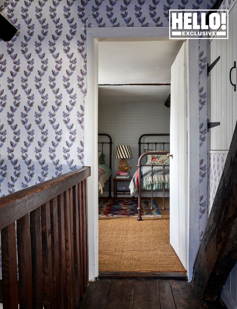 Penelope Chilvers' hallway at Cotswolds home