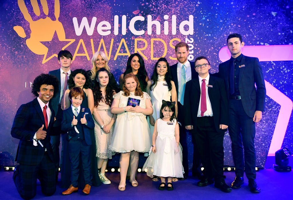 Harry and Meghan at the WellChild Awards in 2019