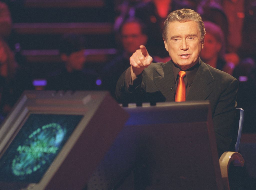 New York, NY - 2003: Regis Philbin hosting the ABC tv series 'Who Wants To Be A Millionaire'.