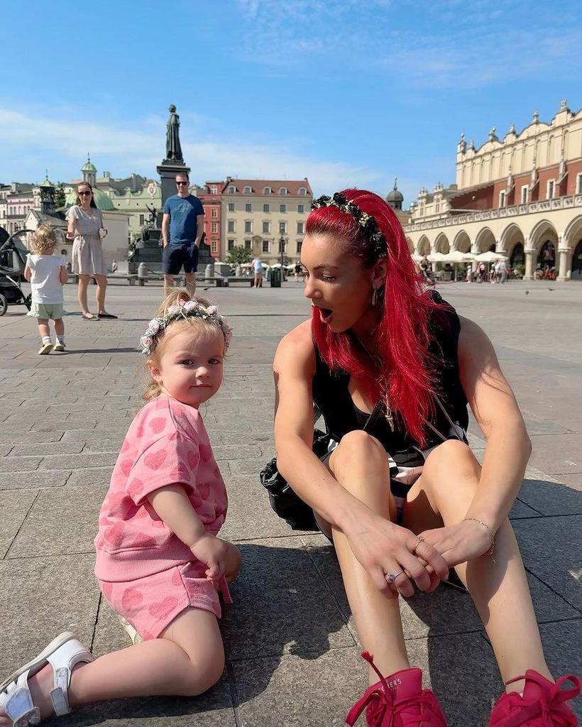 Dianne and her niece Zofina in Poland