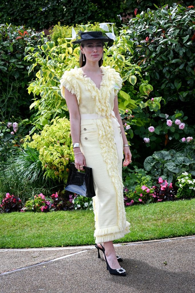 Flora Macdonald Johnston attends the 5th day of Royal Ascot at Ascot Racecourse on June 22, 2024 in Ascot, England. (Photo by Kirstin Sinclair/Getty Images for Ascot Racecourse)