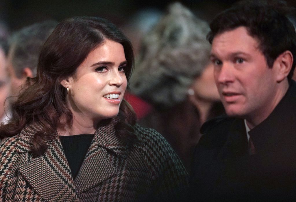 Eugenie and Jack in church