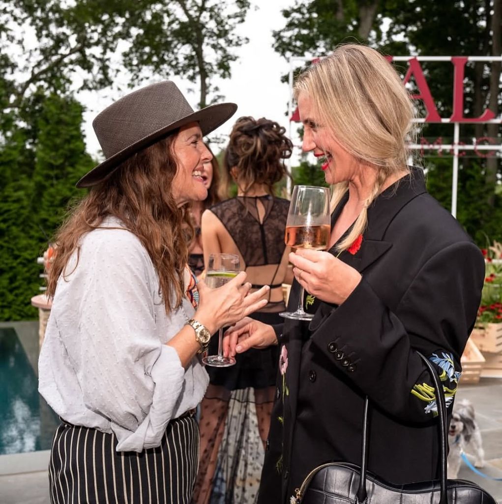 Drew Barrymore Cameron Diaz Hamptons