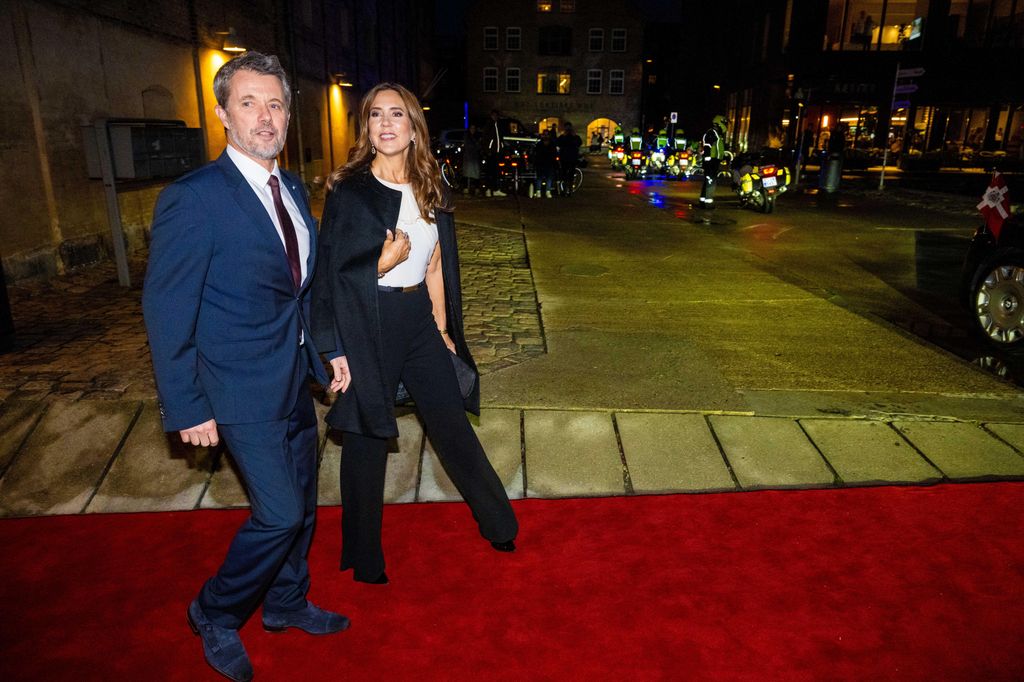 King Frederik and Queen Mary on  the red carpet