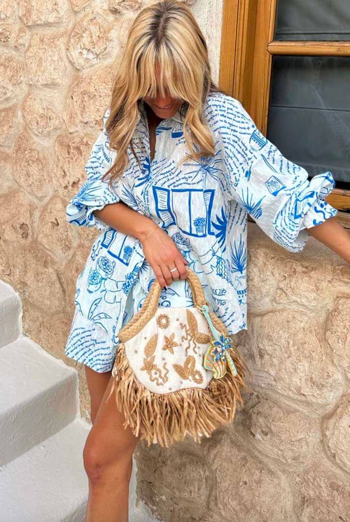 Never Fully Dressed Blue & White Co-Ord