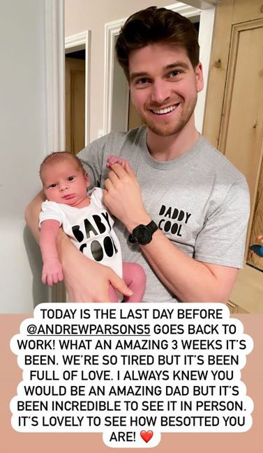 andy parsons baby albie